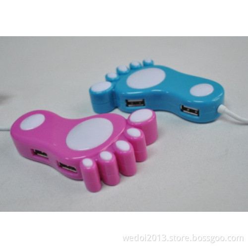 Cute Footprint USB Hub with High Speed (WY-H26)